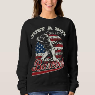 Camiseta Apenas um garoto que ama Mulheres de baseball
