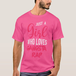 Camiseta Apenas um garoto que ama rap gangsta