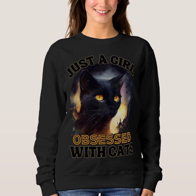 Camiseta Apenas Um Gato De Garota (Frente)