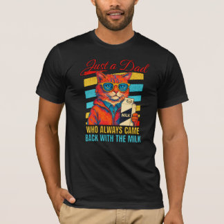 Camiseta Apenas Um Gato Que Sempre Voltava Com O Leite