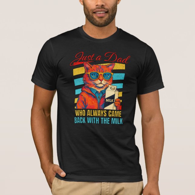 Camiseta Apenas Um Gato Que Sempre Voltava Com O Leite (Frente)