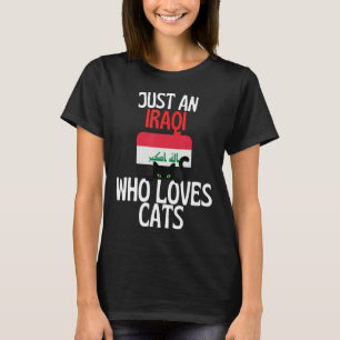 Camiseta Apenas Um Iraquiano Que Ama Gatos Para Todo O Iraq