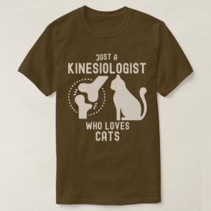 Camiseta Apenas um Kinesiologista que ama gatos