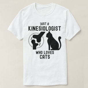 Camiseta Apenas um Kinesiologista que ama gatos