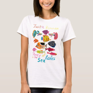Camiseta Apenas um lembrete (muitos peixes)
