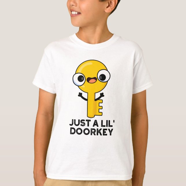 Camiseta Apenas Um Lil Chave Engraçada, Chave Dorky (Frente)