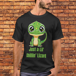 Camiseta Apenas um Lil' Chillin' Lizard