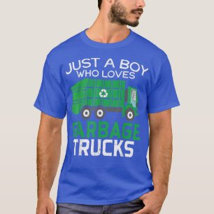 Camiseta Apenas Um Menino Que Adora Caminhões De Lixo Lavam