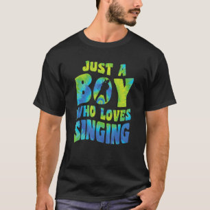 Camiseta Apenas Um Menino Que Adora Cantar Cita Músico