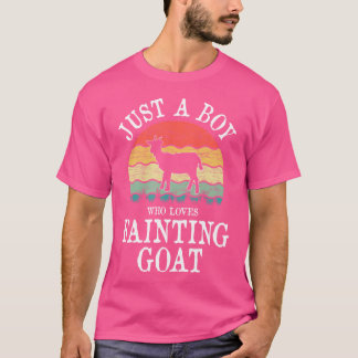 Camiseta Apenas Um Menino Que Adora Desmaiar Cabra