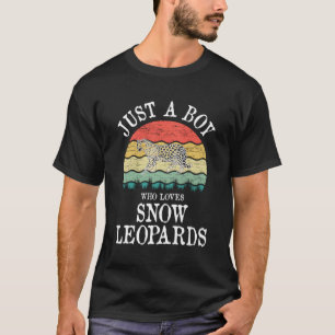Camiseta Apenas Um Menino Que Adora Picos De Neve Presente