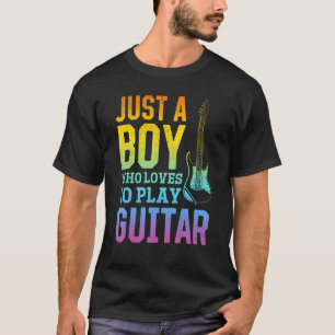 Camiseta Apenas Um Menino Que Adora Tocar Violão - Gui Elét