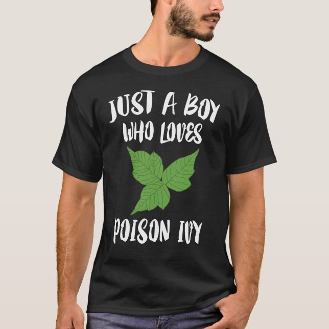 Camiseta Apenas Um Menino Que Ama A Ivy Venenosa (Frente)