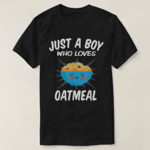 Camiseta Apenas Um Menino Que Ama Aveia Farinha De Oatinho 