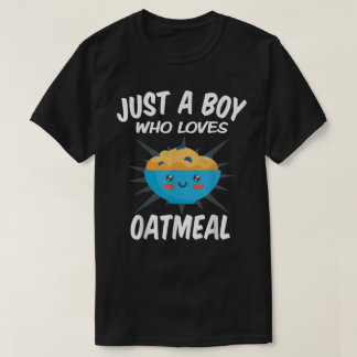 Camiseta Apenas Um Menino Que Ama Aveia Farinha De Oatinho 