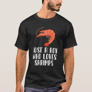 Camiseta Apenas Um Menino Que Ama Camarões