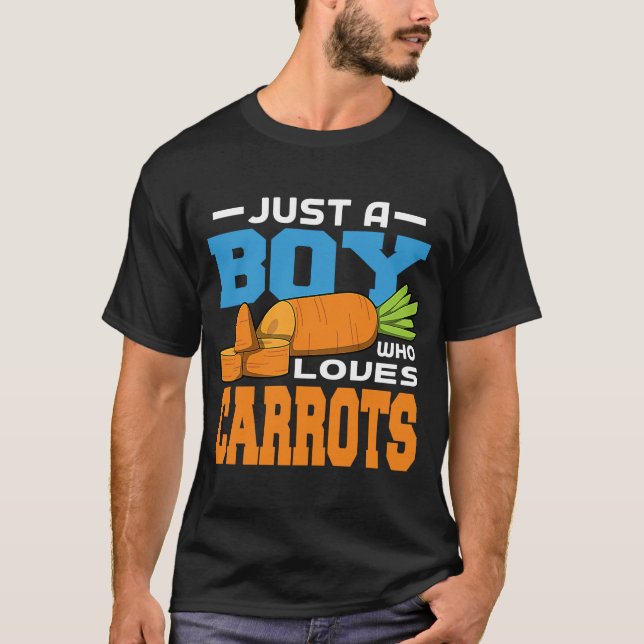 Camiseta Apenas Um Menino Que Ama Carrots (Frente)