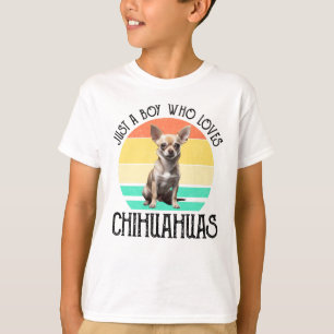 Camiseta Apenas Um Menino Que Ama Chihuahuas