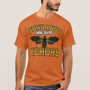 Camiseta Apenas Um Menino Que Ama Cicadas 1