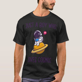 Camiseta Apenas Um Menino Que Ama Cosmos