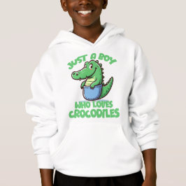 Camiseta Apenas um menino que ama crocodilos