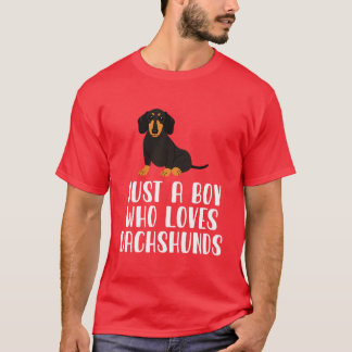 Camiseta Apenas Um Menino Que Ama Dachshances