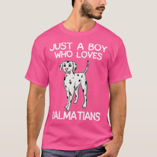 Camiseta Apenas Um Menino Que Ama Dalmatianos