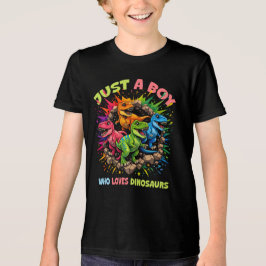 Camiseta Apenas um menino que ama dinossauros