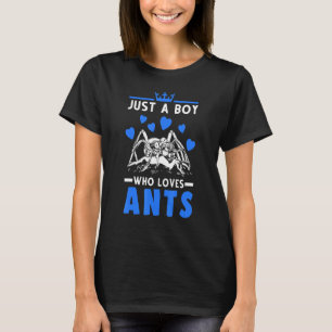 Camiseta Apenas Um Menino Que Ama Fazenda De Formigas Ant