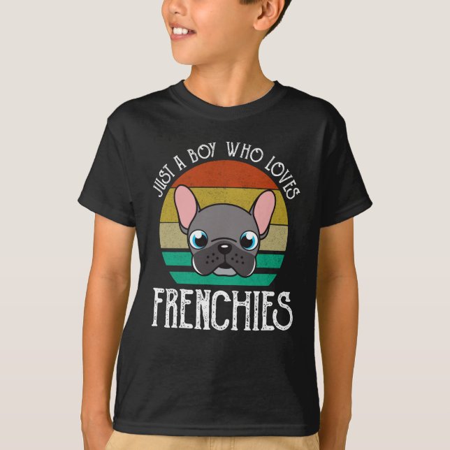 Camiseta Apenas Um Menino Que Ama Francês (Frente)