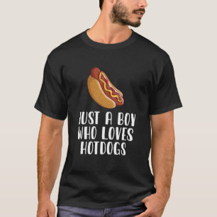 Camiseta Apenas Um Menino Que Ama Hotdog