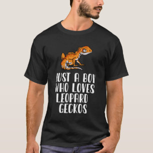 Camiseta Apenas Um Menino Que Ama Leopard Geckos