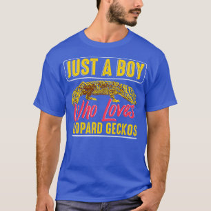 Camiseta Apenas Um Menino Que Ama Leopard Geckos
