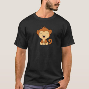 Camiseta Apenas Um Menino Que Ama Macacos Macacos Macacos A