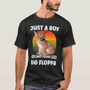 Camiseta Apenas um menino que ama o gato meme big floppa