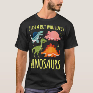 Camiseta Apenas Um Menino Que Ama O Paleontólogo Da Ciência