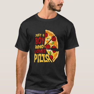 Camiseta Apenas Um Menino Que Ama Pizza