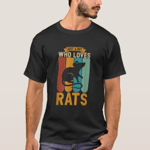 Camiseta Apenas um menino que ama ratos