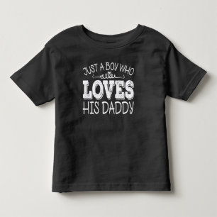 Camiseta Apenas Um Menino Que Ama Seu Papai Festa de Aniver