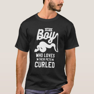 Camiseta Apenas Um Menino Que Ama Seus Pets Ball Python Enr