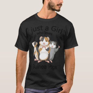 Camiseta Apenas Um Menino Que Ama Suínos De Guiné