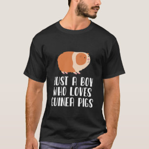 Camiseta Apenas Um Menino Que Ama Suínos De Guiné