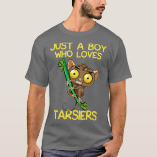 Camiseta Apenas Um Menino Que Ama Tarsiers