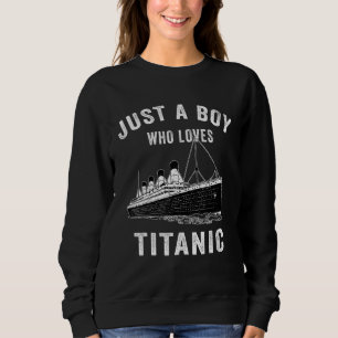 Camiseta Apenas Um Menino Que Ama Titanic Nave Clássica