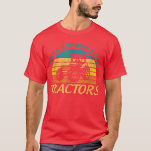 Camiseta Apenas Um Menino Que Ama Tratores, Criador de Rapa