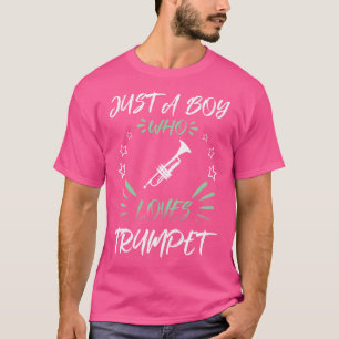 Camiseta Apenas Um Menino Que Ama Trompete