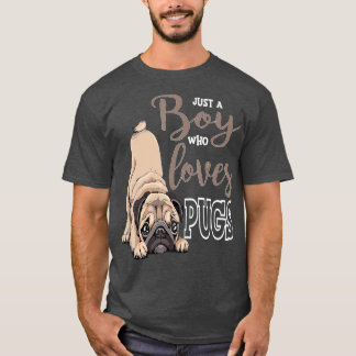 Camiseta Apenas Um Menino Que Ama Um Cachorro Cachorro