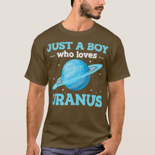 Camiseta Apenas Um Menino Que Gosta De Urano