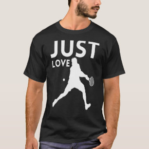 Camiseta Apenas um Pai de homem que ama o Tênis maior Tênis