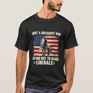 Camiseta Apenas um pai guitarrista tentando não criar liber
